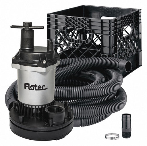 Plug-InUtilityPump 8ft 10in H 115VAC