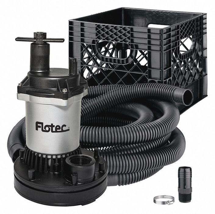 Plug-InUtilityPump 8ft 10in H 115VAC
