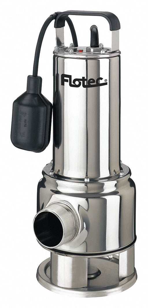 Sewage Pump Stainless Steel 3/4 HP