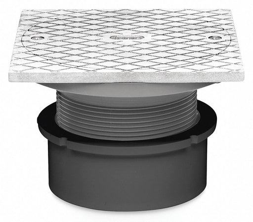 PVC Adjustable Cleanout w/CVR-SQ 3 