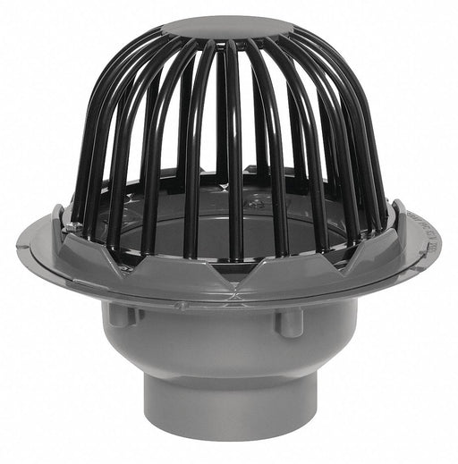 PVC Roof Drain w/ABS Dome and Guard 2 