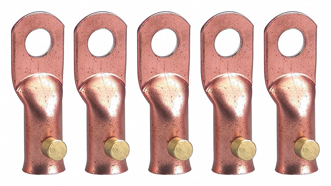 HD Hammer on Lugs 1 AWG 180 deg PK5