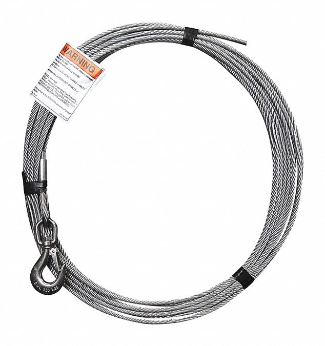 Cable Assembly Galvanized 1/4 x 45 ft.