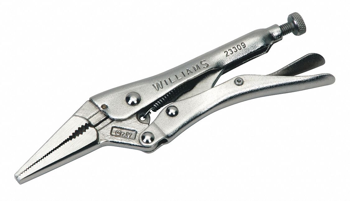 Long Locking Pliers w/Cutter 6 