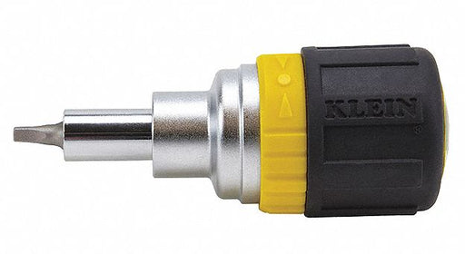 Stubby Screwdriver Square Recess 6-In-1
