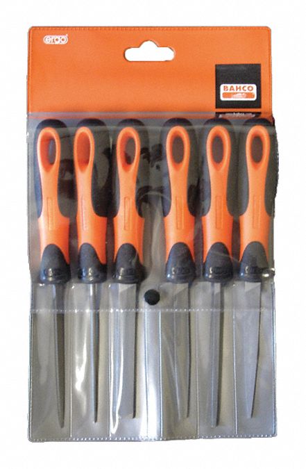 File Set Plastic Handles 6 pcs.