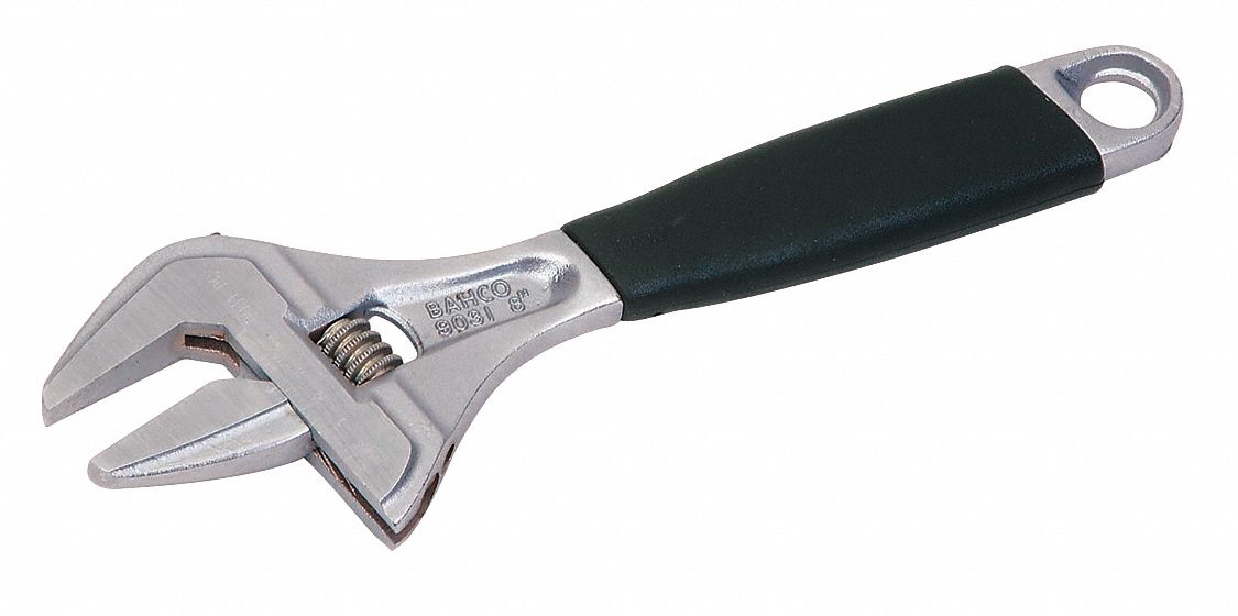 Wide Mouth Adjustable Wrench Chrome 8 