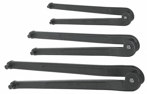 Wrench Set Adjustable Face Spanner 3 pcs