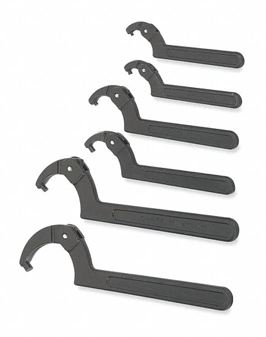 Pin Spanner Adjustable 4-1/2 To 6-1/4 