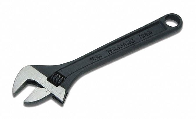 Adjustable Wrench Black 10 
