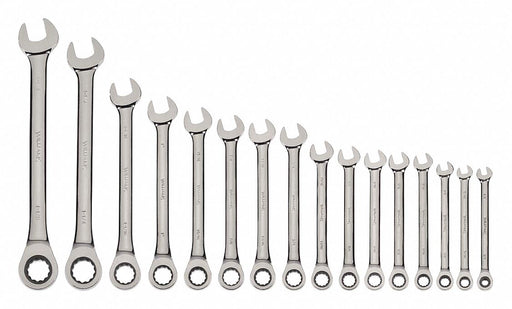 Combo Ratchet Wrench Set 1/4-1-1/4 16pc