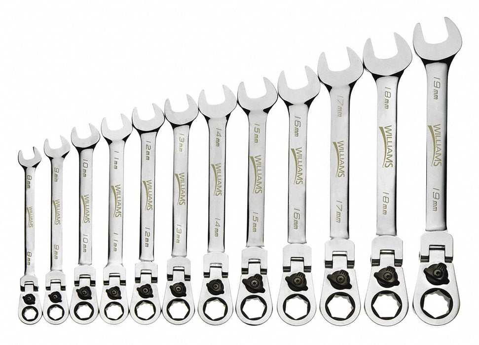 Wrench Set Flex-Head 12 pcs.