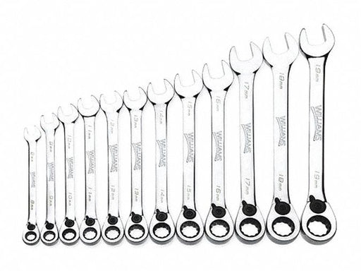 Ratchet Combo Wrench Set 12 pcs. Metric