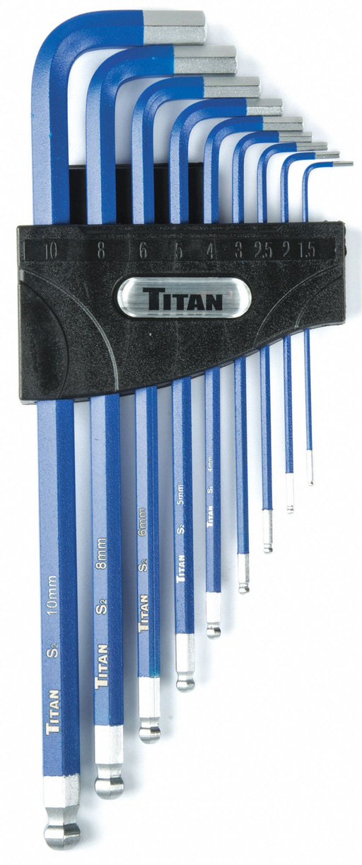 Hex Key Set Metric Non Slip 9 pcs.