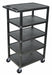 Utility Cart 300 lb Cap. PE 2 Shelves