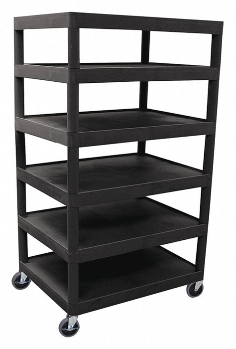 Utility Cart Six Flat Shelf