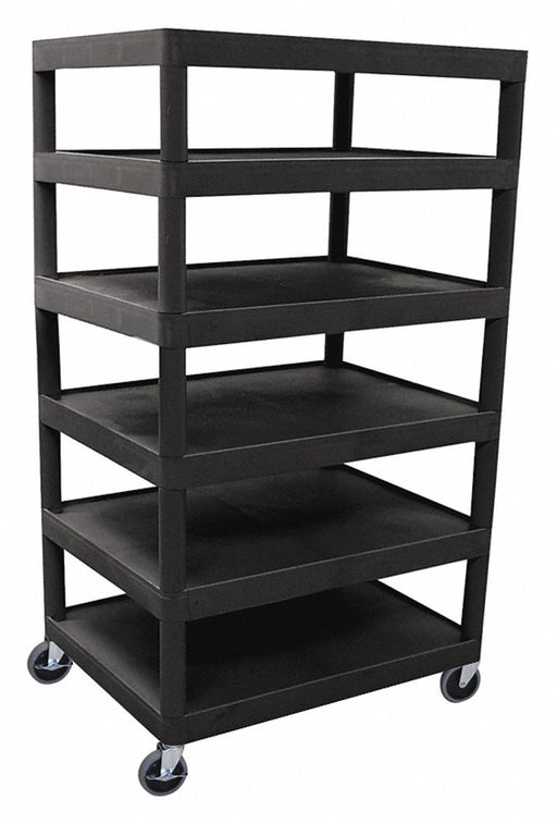 Utility Cart Six Flat Shelf