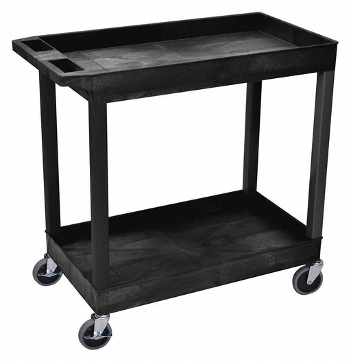 High Capacity (2)Tub Shelves Cart