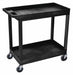 High Capacity (2)Tub Shelves Cart