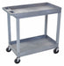 High Capacity (2)Tub Shelves Cart