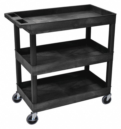 High Capacity (3) Tub Shelves Cart