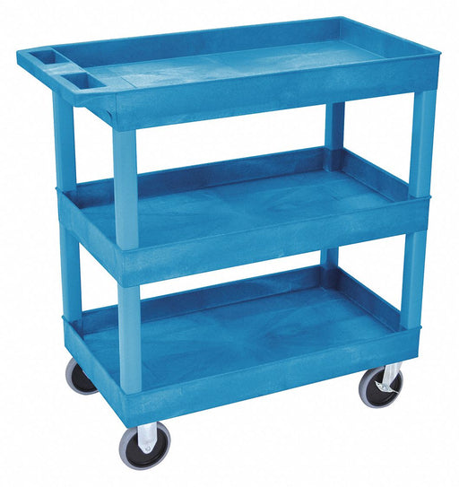 High Capacity (3) Tub Shelves Cart