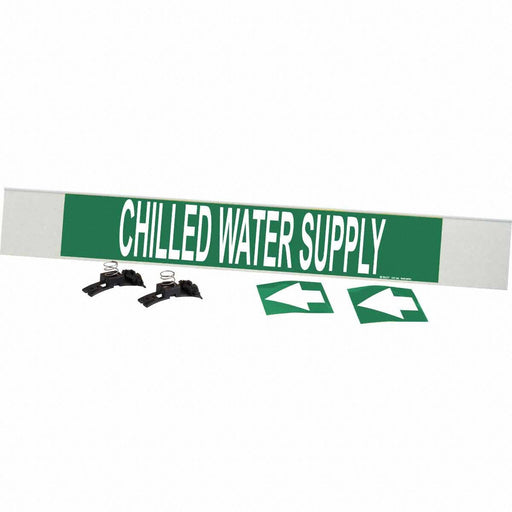 Pipe Mrkr Chilld Watr Spply 4in H 24in W