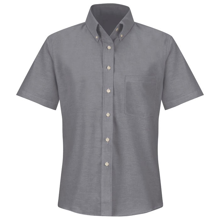 Women's Short Sleeve Executive Oxford Dress Shirt