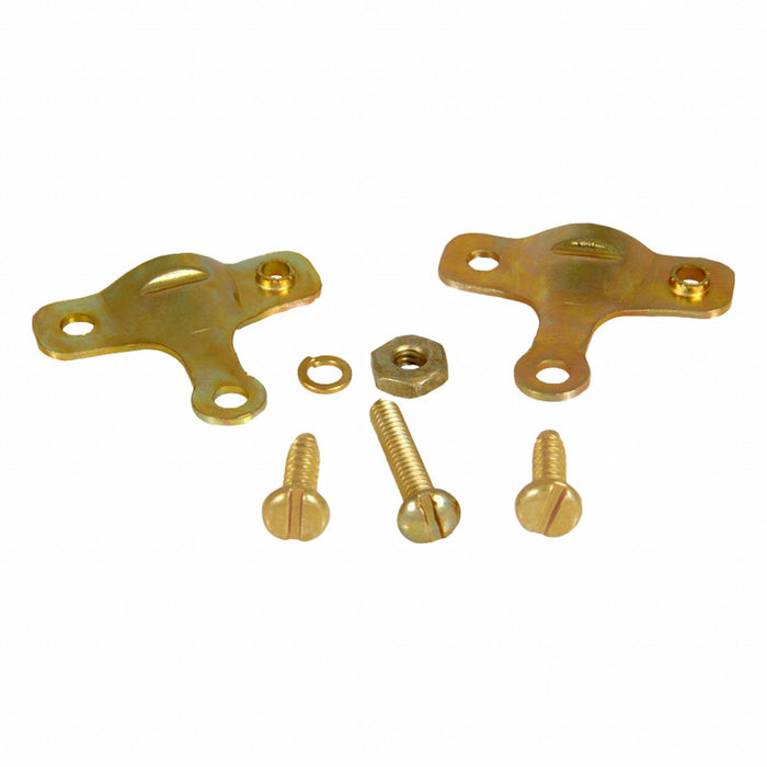 Bolt-On Cable Clamp Metal Silver