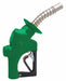 FuelNozzle Green 1in NPT 7inAlumSpout