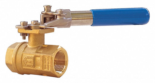 Deadman Handle Brass Ball Valve 3/4 