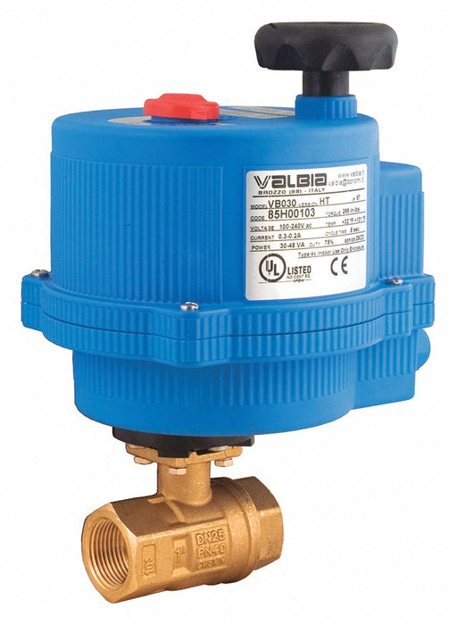 Electric Brass Ball Valve 110-240AC 2 