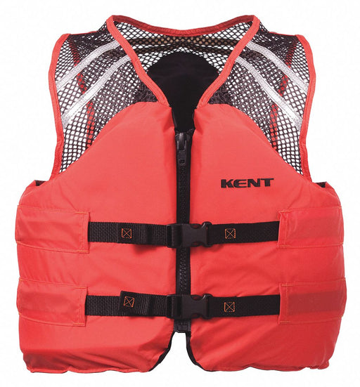 M7987 Life Jacket 3XL 15.5lb Foam Orange