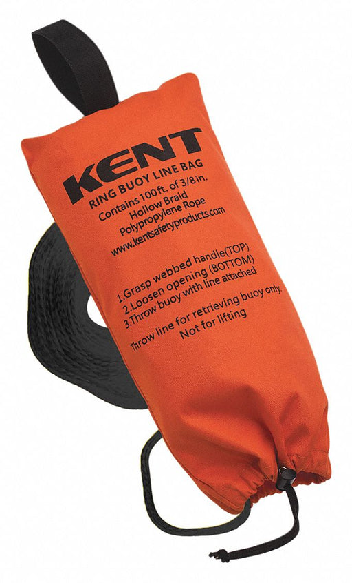 Ring Buoy Line Bag with 100ft. Rope