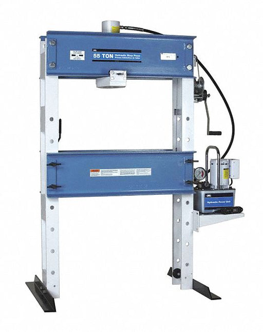 Shop Press w/Elect Pump 55 tons