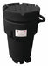 OverpackDrum Polyethylene 46inH Black