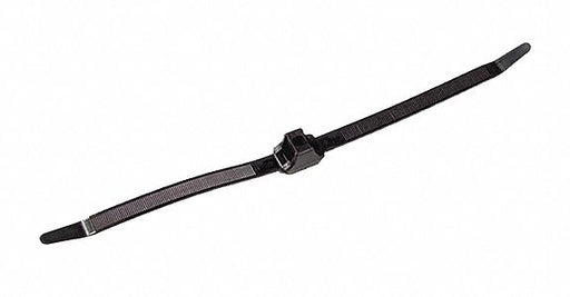 Dual Clamp Tie Black 12-3/4 150lb. PK50