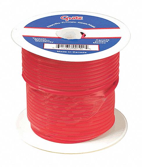 Primary Wire 14 Gauge Red 100 ft Roll
