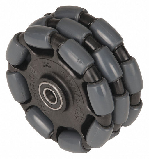 Wheel 250lb Black Polyurethane
