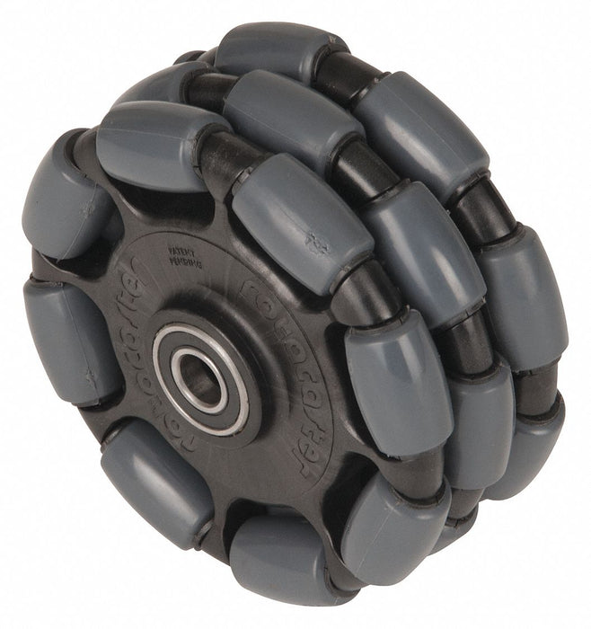 Wheel 250lb Black Polyurethane