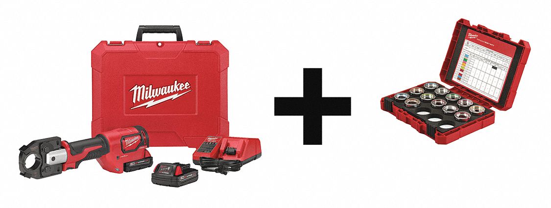Battery Operated Crimping Tool Kit 18.0V