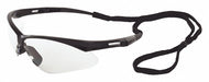 Safety Glasses Black Frame Clr Anti-Fog