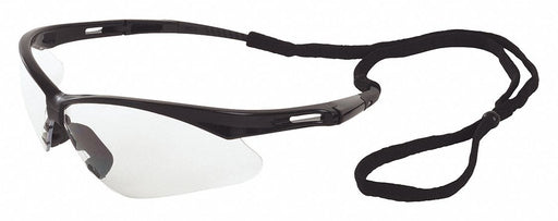 Safety Glasses Black Frame Clr Anti-Fog
