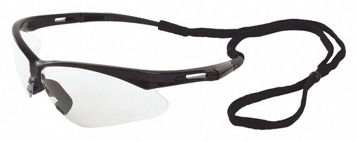 Safety Glasses Black Frame Clear