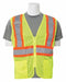 Vest Hi-Viz Lime Contrasting Trim S
