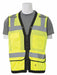 Safety Vest Mesh Surveyor Hi-Viz Lime M