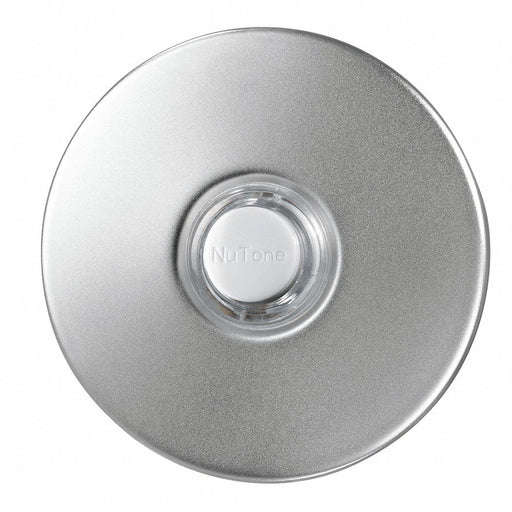 Pushbutton Satin Nickel Stucco Lighted