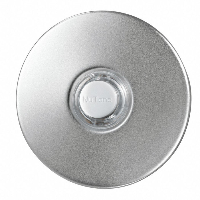 Pushbutton Satin Nickel Stucco Lighted