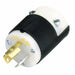 LckPlg Strt 15 A Blk White Nylon 3Blds