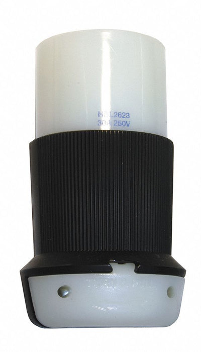 LckCon Strt 30 A Black White Nyl L6-30R